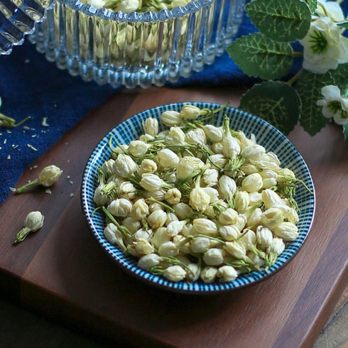 TooGet Fragrant Natural Pure Jasmine Buds - Dried Jasmine Flowers, Herbal Tea, 4 OZ