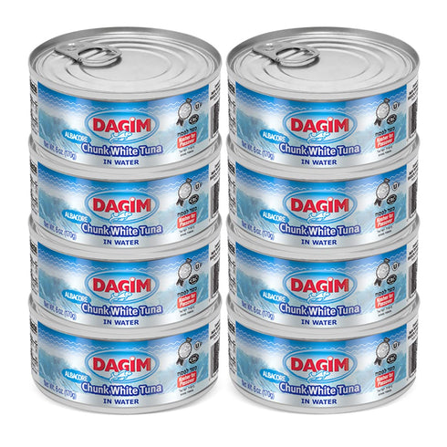 Dagim Chunk White Albacore Tuna in Water Canned Tuna Fish - 6 oz.