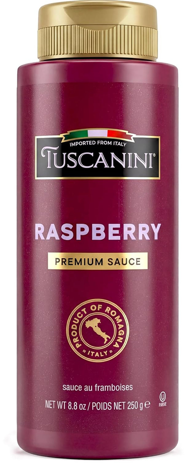 Tuscanini Italian Premium Raspberry Sauce,10.6 oz | Made in Italy | Gourmet