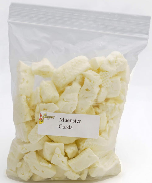 Cheesers Muenster Cheese Curds 1 LB (2 Pack)