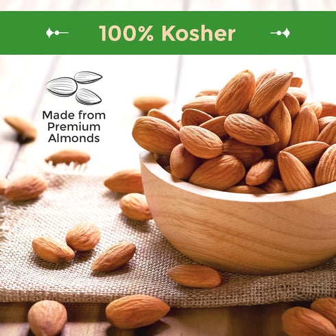 2Lb Sincerely Nuts Roasted Whole Unsalted Almonds No Shell - Bag - Incredibly Tasty - Sealed for Freshness - Healthy