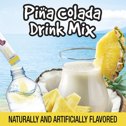 Margaritaville Pack 6) Singles To Go Water Drink Mix - Margarita Flavored, Non-Alcoholic Powder Sticks (Pina Colada