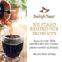 50 6oz. DelighTeas Organic Coffee Alternative | Ayurvedic Herbal Chicory Dandelion Coffee | Coffee Substitute | USDA