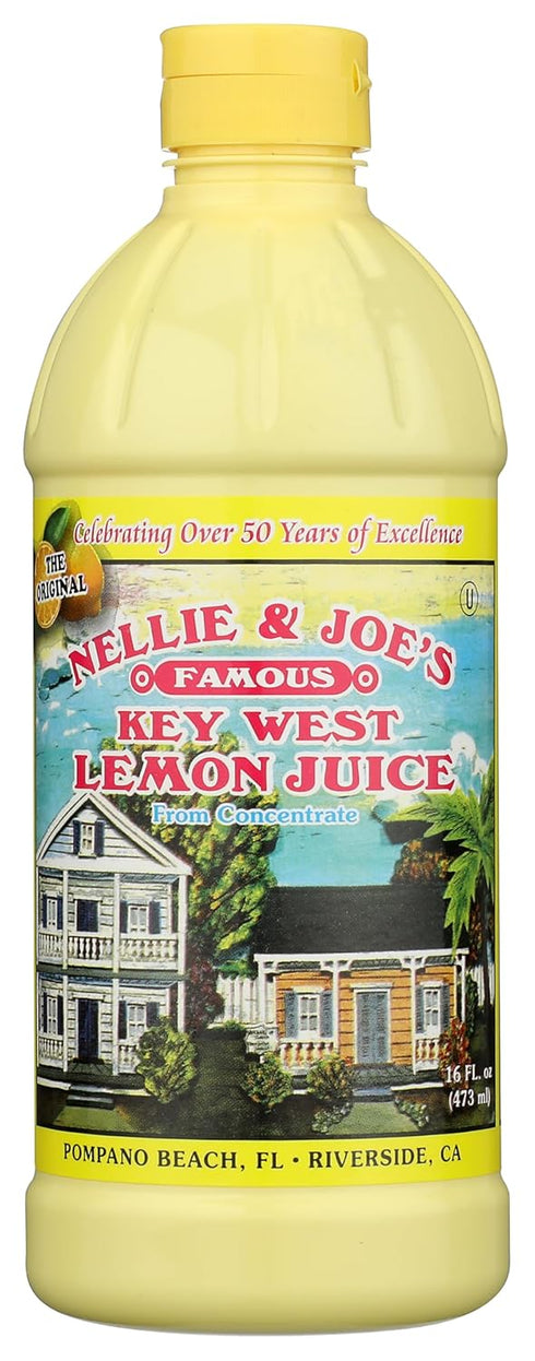 Nellie & Joe's , Key West Lemon Juice, 16 Fl Oz Bottle