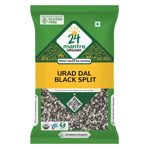 24 Mantra Organic Urad Dal Black Split - 4 lb