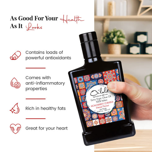 OILALA 707 2024/25 500ml (16.9 Oz) Extra Virgin Olive Oil, Robust Flavor, High Polyphenols, mg/kg High Hydroxytyrosol