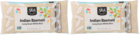 365 by Whole Foods Market, Indian Basmati White Rice, 32 Ounce (Pack