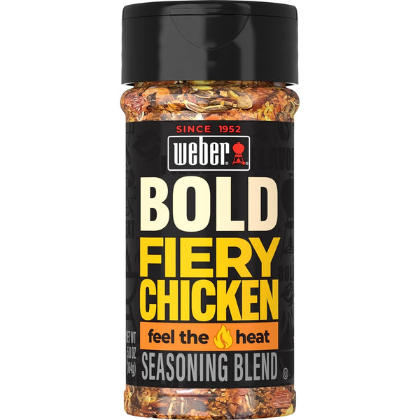 Weber BOLD Fiery Chicken Seasoning Blend, 5.8 oz