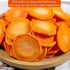 laweny 7.05oz, vegetables200g Carrot slices vegetable dried instant carrot slices dried