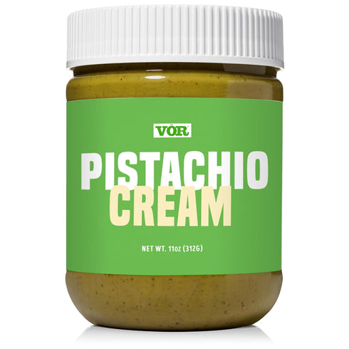 Voer All Natural Pistachio Cream Spread (11oz) | Rich & Nutty Pistachio Cream