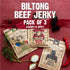 Pack Packs 3 Pack Righteous Felon Biltong Beef Jerky Variety | South African Biltong Snack for Adults | High Protein