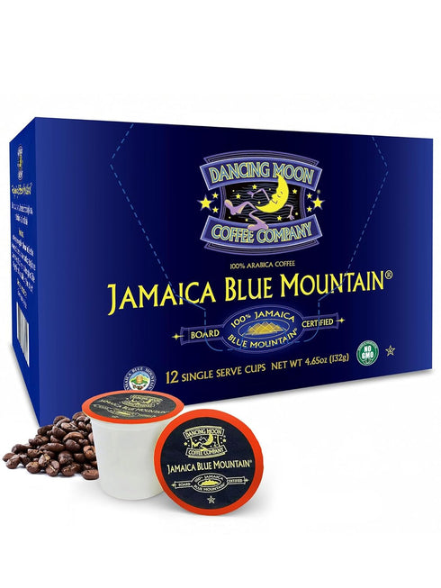 Dancing Moon Coffee Pods - 100% Jamaica Blue Mountain Medium Roast -