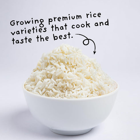4Sisters (2 lb) - Organic Long Grain White Rice - Grown in USA - Sustainably Grown - Women Owned - Farm to Table