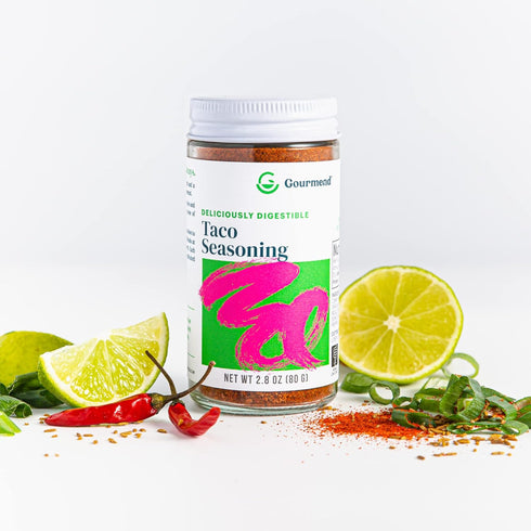 Gourmend Foods Taco Seasoning, Low FODMAP Certified, Gluten Free, 100% Natural
