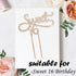 Sweet 16 Cake Topper for 16th Birthday or Wedding Anniversary - Crystal Rhinestone Party Decoration