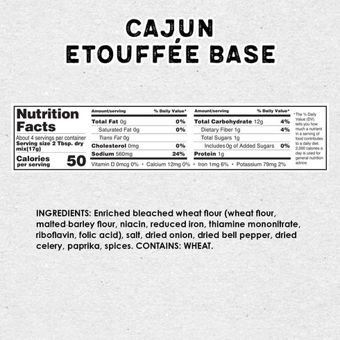 LOUISIANA Cajun Etoufee Mix, 2.65 oz (Pack of 6)
