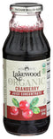 LAKEWOOD Organic Cranberry Juice, 12.5 FZ