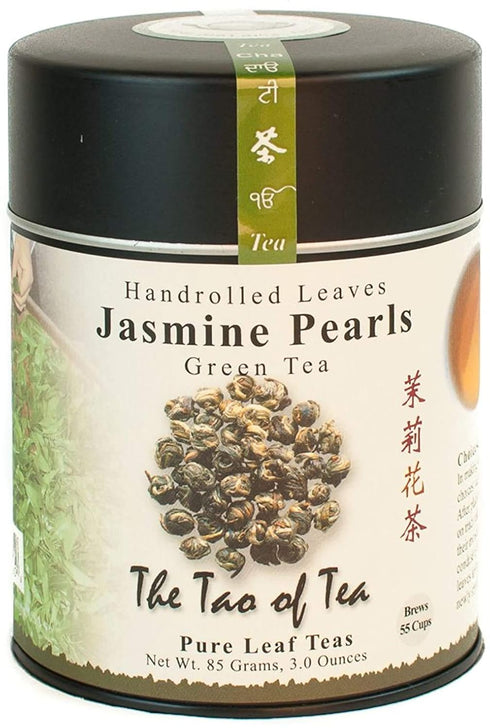 The Tao of Tea, Handrolled Jasmine Pearls Green Tea, Loose Leaf, 3