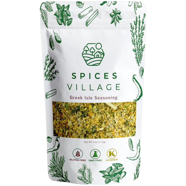 Spices Village All Purpose Greek Seasoning, Mediterranean Greek Seasoning Blend, 4 oz,