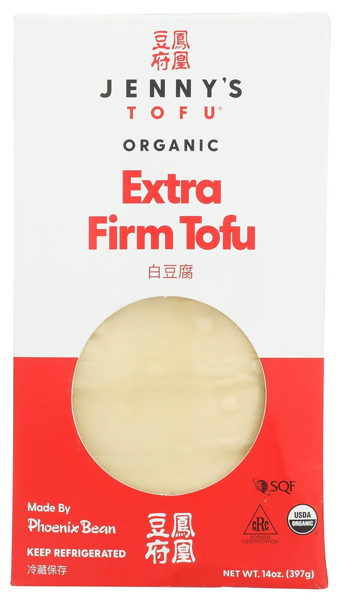 JENNY'S TOFU JENNYS TOFU Organic Extra Firm Tofu, 14 OZ