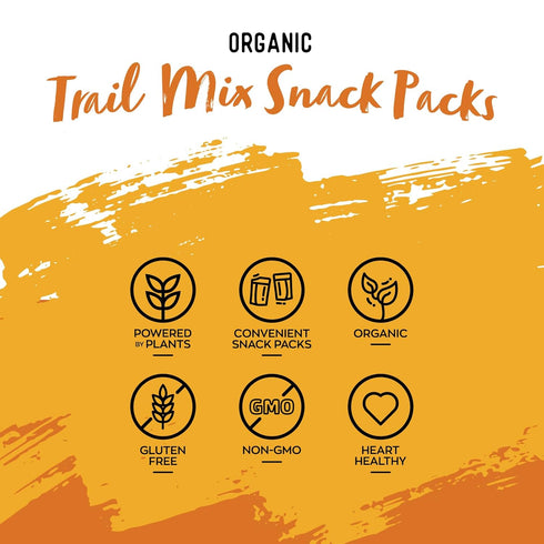 Packs Omega-3 Packs, 1.2 Oz (48 Nature's Garden Organic Trail Mix Snack - Trail Mix Variety, Energy Boosting, Heart