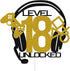 Level 18 Unlocked Cake Topper: Video Game Happy 18th Birthday Cake Decorations, Gold & Black Glitter