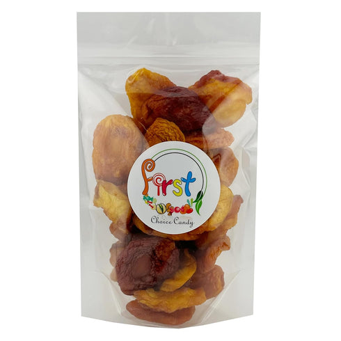 (4 (Pack 1)) FirstChoiceCandy Fancy Dried Peaches, Natural, Sweet, and Healthy Snack, No Sugar Added, In Resealable Bag