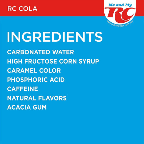 RC Cola 12 oz 12 pack Soda, fl cans