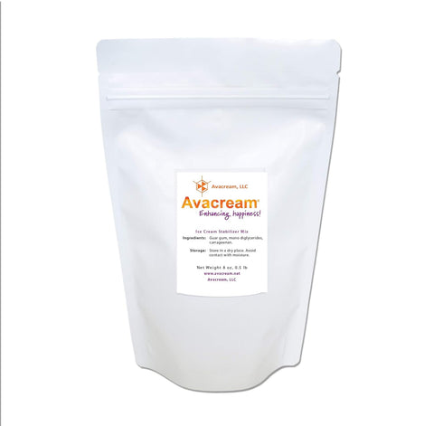 Avacream Ice Cream Stabilizer Mix, 8 oz