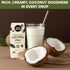 8.45 Oz (250ml) Urban Platter Coconut Milk | Fl | Unsweetened | Rich & Creamy Plant-Based Milk | Dairy-Free, Vegan