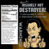 Steve-O's Hot Sauce - Destroyer Hot Sauce | With Garlic and Scorpion, Naga Jolokia, and Carolina Reaper Peppers (5 fl oz)