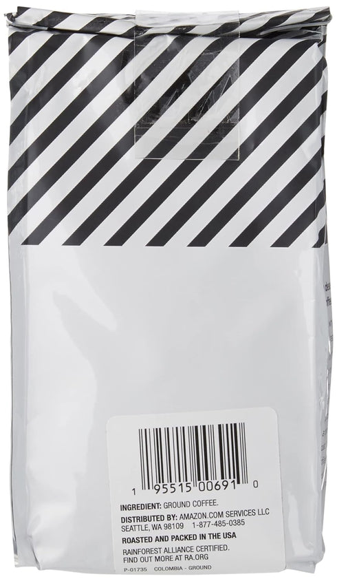 Amazon Fresh 12 Colombia Ground Coffee, Medium Roast, Ounce
