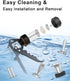4 Nozzles, 2 XINQIAO Beef Jerky Gun for Ground Meat, Plastic Jerky Cannon Comes with Brushes