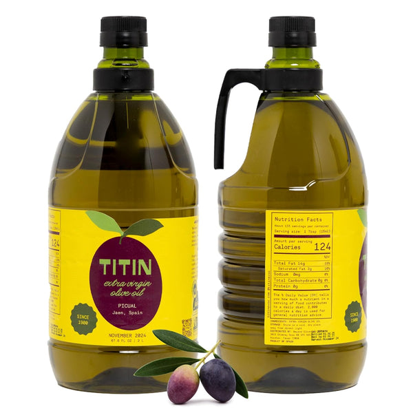 TITIN Extra Virgin Olive Oil for Everyday Cooking, 2Ltr x 1 Unit