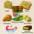 7.75 oz (220 Pack 6 30% Pistachio Butter Spreadable Cream, gr) of in Glass Jar, Pistachios, Rich & Nutty Cream Spread