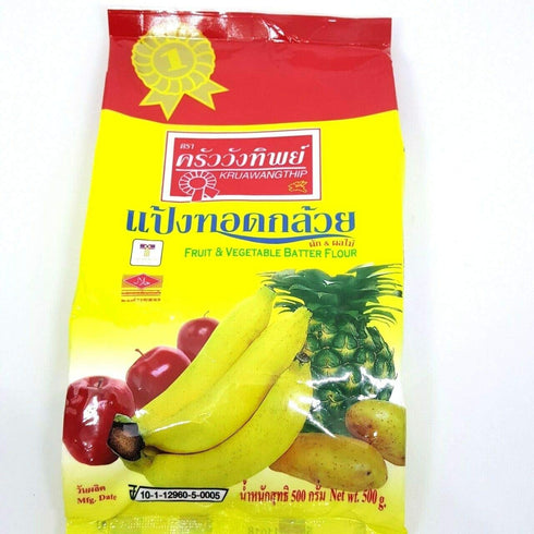 Kruawangthip 500g. Fruit & Vegetable batter Flour for Fried & Crispy banana ingredients