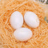 ONEINHE 24 2.36" Pcs White Plastic Easter Eggs, Fillable Surprise Egg for Easter Egg Hunt, Basket Stuffers