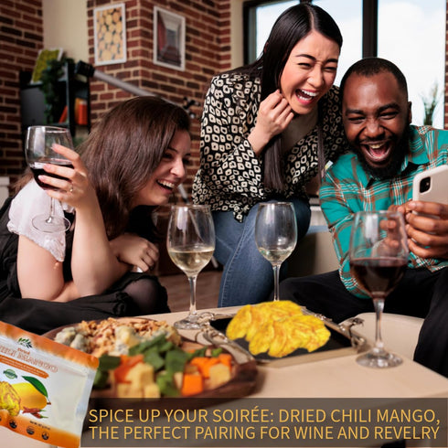 14 oz CHAVI Dried Chili Mango | | No Added Sugars | Naturally Sweet | Healthy sinple Ingredients Superfood - Family