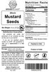 8 oz, SPICES VILLAGE Black Mustard Seeds, Whole Mustard Spice for Pickling and Chutney, Kosher, Gluten Free, Non GMO
