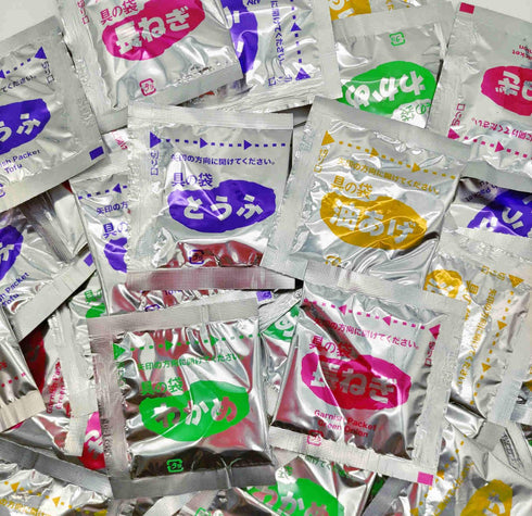 dakomyo Packets Pack 72 18each) Marukome Instant Miso Soup Value Low Salt Type Servings (Wakame/Green