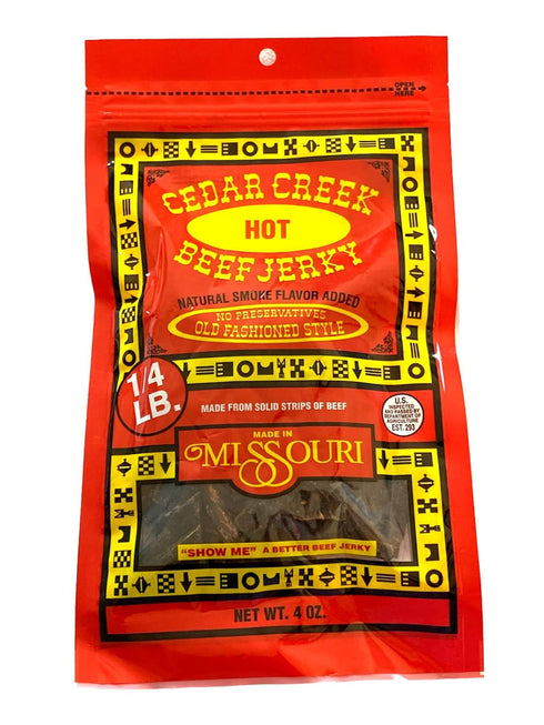 Cedar Creek Beef Jerky Cedar Creek | Air-Dried Thinly Sliced | 4oz pack | No Artificial