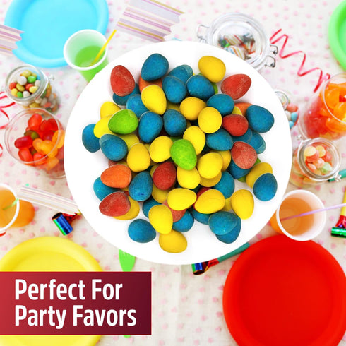 (1 2 8 oz, Easter Mini Rainbow Eggs Pounds) Bags of Chocolate Eggs Each Mini Eggs Perfect for Easter Celebrations