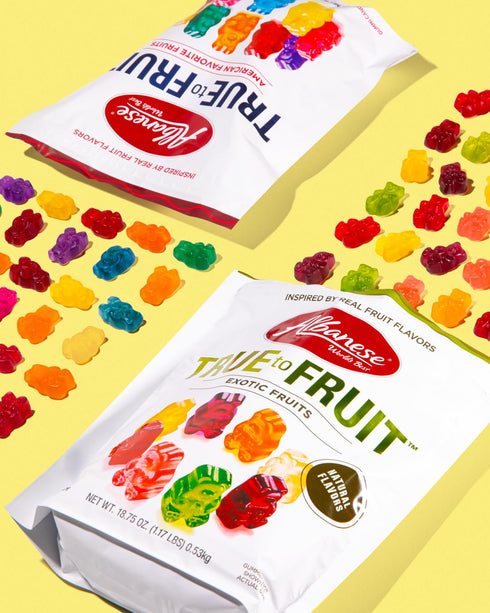 Albanese Gummies, Pack, 5oz Gummy (Pack 6), World's Best True to Fruit Variety Bag of Candy of Individually Wrapped