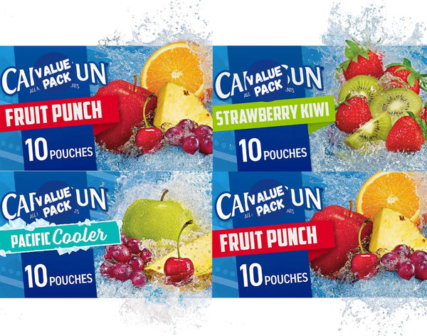 Generic Kids Juice Box Variety Pack 100% Juice Blend, All Natural, 6 fl
