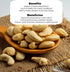 Pack 3 (3 1.76 Oz Pack) Amazonia Forest Cashew Nuts Units - From Brazil, Vegan, Raw, Gluten-Free, Bulk, Organic