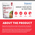 2lb Impact - Fine Grain North American Pink Sea Salt - Low-Carb Friendly Non-GMO Gluten-Free Trace Minerals