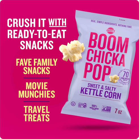 7 Angie's BOOMCHICKAPOP Sweet and Salty Kettle Corn Popcorn, Ounce