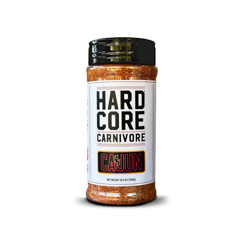 Hardcore Carnivore Cajun Seasoning for Gumbo, Red Beans & Rice, and Jambalaya (Large Shaker)