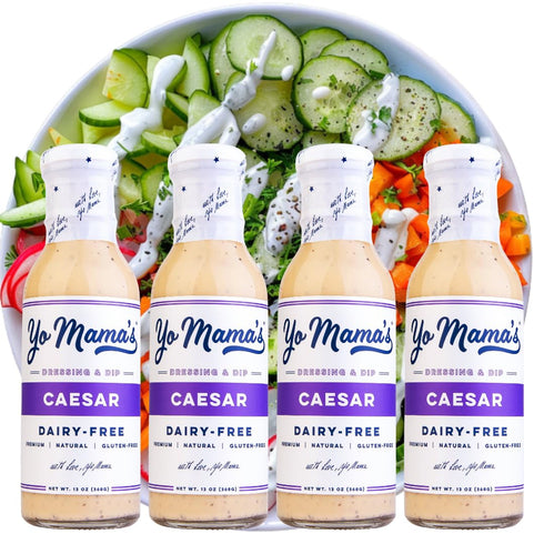 Yo Mama's Foods Keto Classic Caesar Dressing and Dip - Pack of