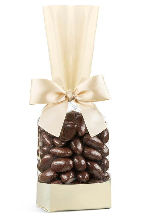 8 oz) Chocolate Covered Almonds Gift Bag Kosher, DairyFree Fathers Day Candy Treat for Dad, Husband & Teacher